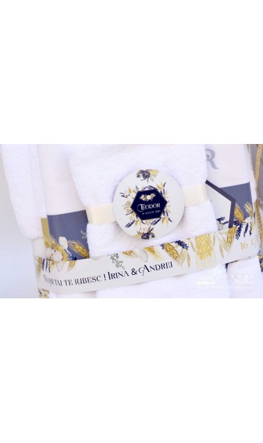 Trusou de botez traditional cu lavanda bumbac si spice de grau 22